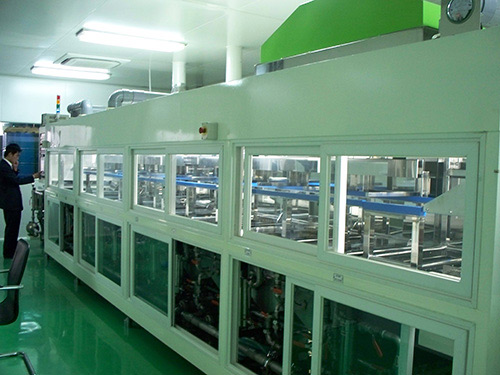 博美电子材料-显影循环喷淋过程中的泡沫